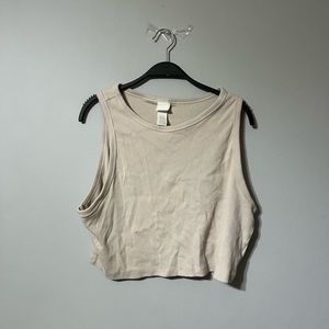 Tan crop top
